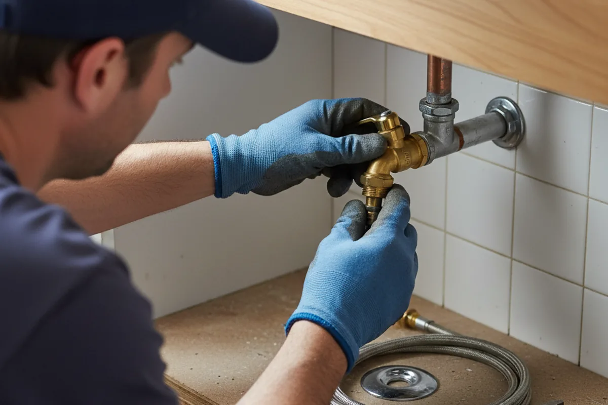 Shutoff valve and fitting work during Faucet and Fixture Repair in Orange Park